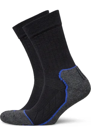 Dovre Terrysocks Org Wool 2-Pa Underwear Socks Regular Socks Blue