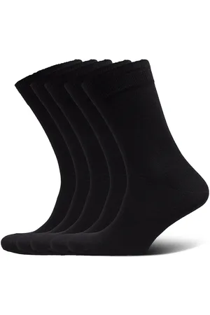 Dovre Sock Cotton 5-Pack Underwear Socks Regular Socks Black