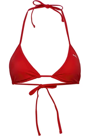 PUMA Women Triangle Top 1P Sport Bikinis Bikini Tops Triangle Bikinitops Red