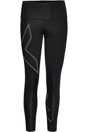 2XU Light Speed Mid-Rise Compression Tights Sport Running-training Tights Black