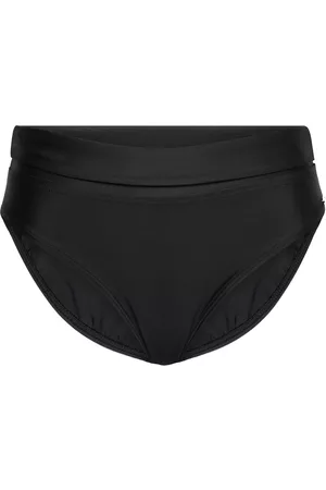 Abecita Capri Folded Bikini Briefs Swimwear Bikinis Bikini Bottoms High Waist Bikinis Black