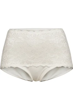 Abecita Support Maxibrief, Vanilla Lingerie Panties High Waisted Panties White