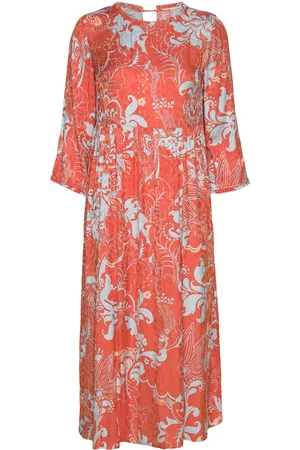 Odd Molly Dame Kjoler - Riley Dress Knelang Kjole Rød