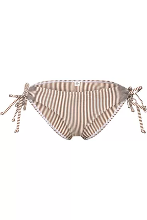 Beck Söndergaard Striba Bibi Bikini Briefs Swimwear Bikinis Bikini Bottoms Side-tie Bikinis Brown