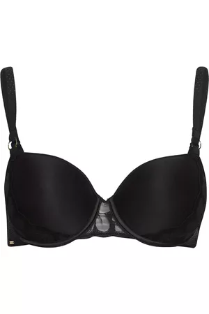 Chantelle Co Bra Tshirt Half Cup Memory Designers Bras & Tops T-shirt Bras Black