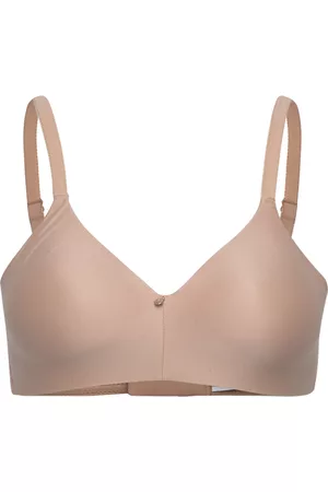 Chantelle C Comfort Wirefree Support T-Shirt Bra Designers Bras & Tops Soft Bras Non Wired Bras Cream