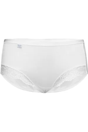 Sloggi Romance Maxi Lingerie Panties High Waisted Panties White