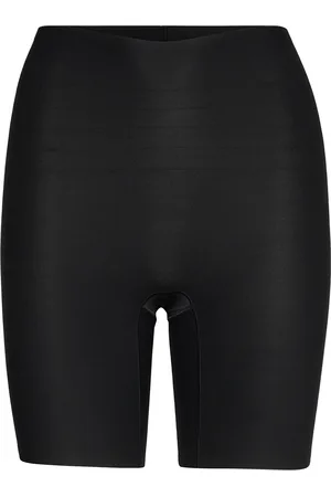 Chantelle Soft Stretch High Waist Mid-Thigh Short Designers Shapewear Bottoms Black