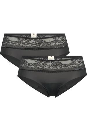 Dorina Eco Moon/Lace-2Pp Hipster_Classic Hipstertruse Undertøy Black