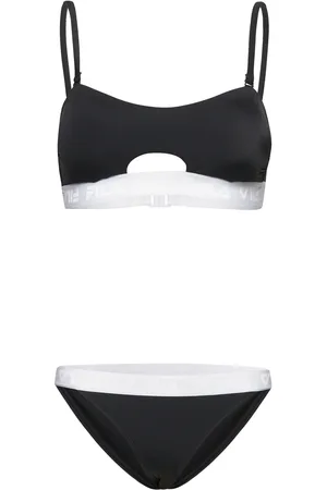 Fila Sanming Bandeau Bikini Sport Bikinis Bikini Sets Black