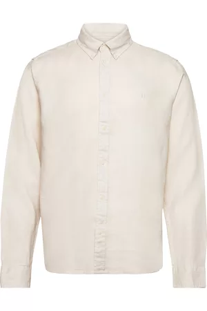 Les Deux Kristian Linen B.d. Shirt Tops Shirts Casual Cream