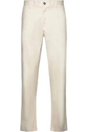 Les Deux Jared Twill Chino Pants Designers Trousers Chinos Cream