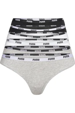 PUMA Women String 6P Ecom Sport Panties Thong Grey