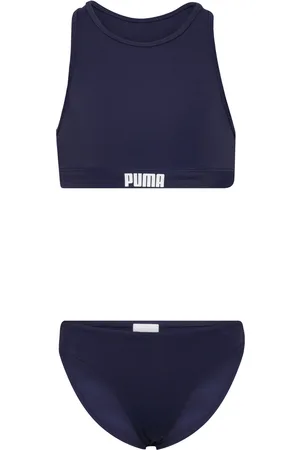 PUMA Girls Racerback Bikini Set 1P Sport Bikinis Blue