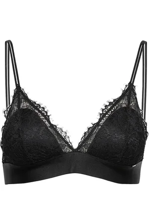 Lindex Bra Nora Triangle Bralette Lingerie Bras & Tops Soft Bras Bralette Black