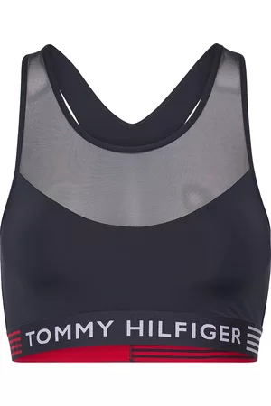 Tommy Hilfiger Unlined Bralette Lingerie Bras & Tops Soft Bras Tank Top Bras Blue