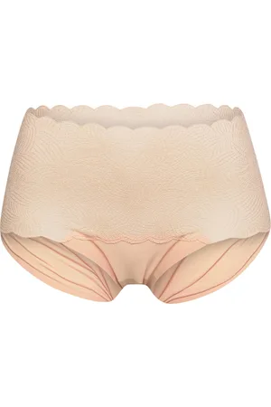 Chantelle Softstretch High Waist Brief Designers Panties High Waisted Panties Beige