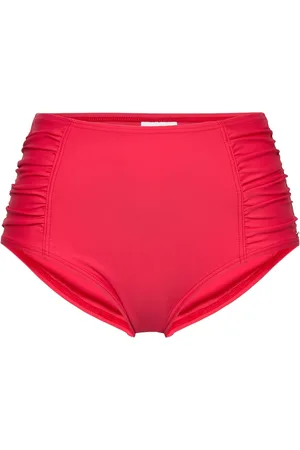 Abecita Capri Maxi Delight Bikini Briefs Swimwear Bikinis Bikini Bottoms High Waist Bikinis Red