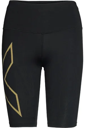 2XU Light Speed Mid-Rise Compression Shorts Sport Running-training Tights Black