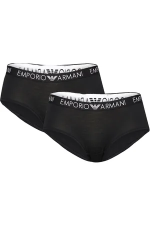 Emporio Armani Ladies Knitted Bi-Pa Truse Brief Truse Black