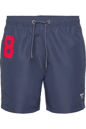 Superdry Vintage Polo Swimshort Badeshorts Navy