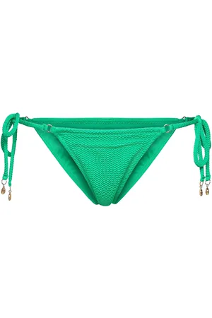 Seafolly Seadive Tie Side Rio Pant Swimwear Bikinis Bikini Bottoms Side-tie Bikinis Green