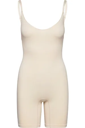 Hunkemöller Smls Tigh Slimmer Body Lingerie Shapewear Tops White
