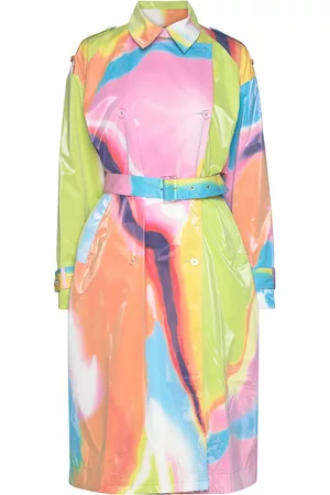 STINE GOYA Dame Trenchcoats - Phoebe, 1778 Liquid Technical Trench Coat Kåpe Multi/mønstret
