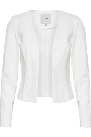 Ichi Ihkate Short Bl Blazers Cropped Blazers White