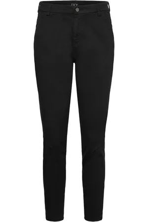 Ivy Copenhagen Ivy-Karmey Chino Bottoms Trousers Chinos Black