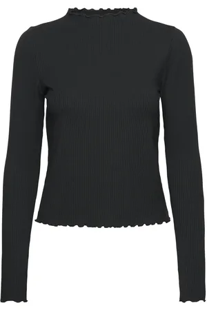 Pieces® Pcnicca Ls Top Jrs Noos Tops T-shirts & Tops Long-sleeved Black
