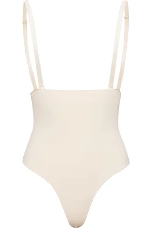 Hunkemöller Smls Hw String Lingerie Shapewear Bottoms Cream