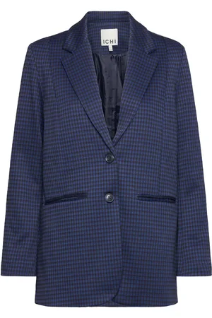 Ichi Ihkate Cameleon Over Bl Blazers Single Breasted Blazers Blue