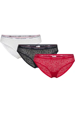 Tommy Hilfiger 3 Pack Bikini Lace Truse Brief Truse Multi/patterned