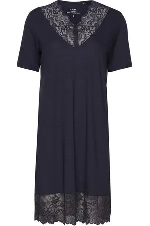 Calida Elegant Dreams Sleepshirt Nattkjole Navy
