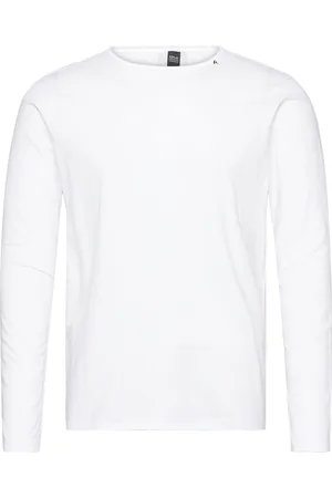 Replay Long-Sleeved T-Shirt Regular Tops T-shirts Long-sleeved White