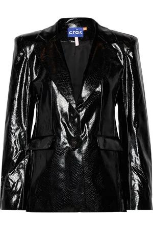 Crās Melbacras Blazer Blazers Single Breasted Blazers Black