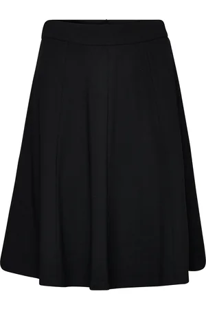 Jumperfabriken Sarita Skirt Knelangt Skjørt Black