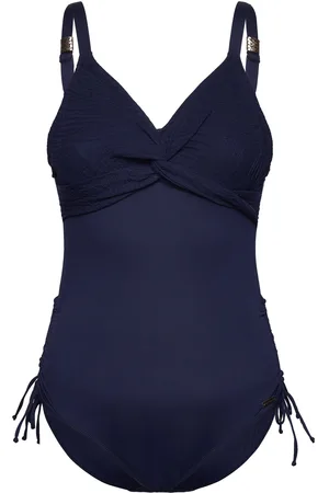 Fantasie Ottawa Uw Twist Front Swimsuit With Adjustable Leg Badedrakt Badetøy Blue