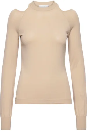 Rosemunde Viscose Pullover Tops Knitwear Jumpers Beige