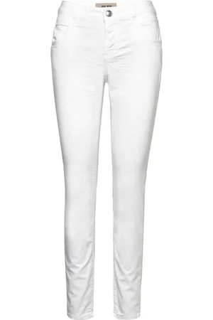 Mos Mosh Naomi Treasure Pant Bottoms Jeans Slim White