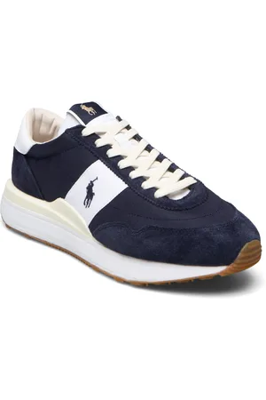 Ralph Lauren Train 89 Suede & Oxford Sneaker Lave Sneakers Multi/patterned