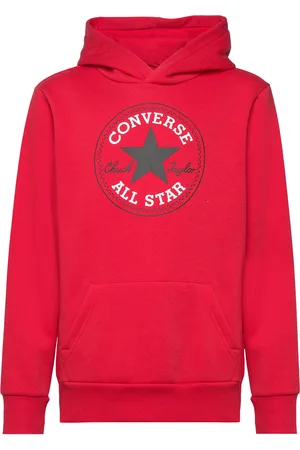 Converse Cnvb Fleece Ctp Core Po Hoodie Sport Sweat-shirts & Hoodies Hoodies Red