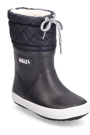 Aigle Ai Giboulee 2 Marine/Blanc Shoes Rubberboots High Rubberboots Navy