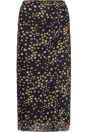 Fabienne Chapot Jessy Midi Skirt Knelangt Skjørt Black
