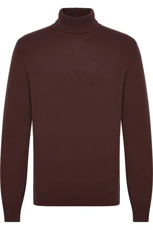 SIR of Sweden Ragnar Tops Knitwear Turtlenecks Brown