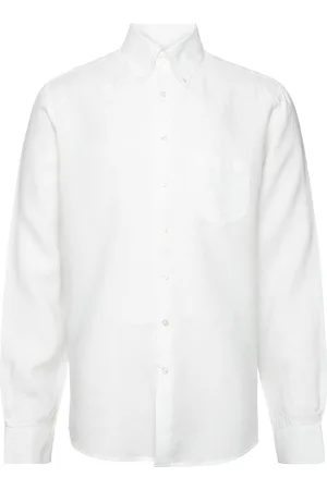 SIR of Sweden Jerry Shirt Tops Shirts Linen Shirts White