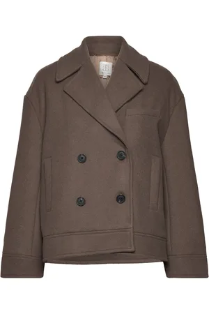 Second Female Sogano New Jacket Ulljakke Jakke Brown
