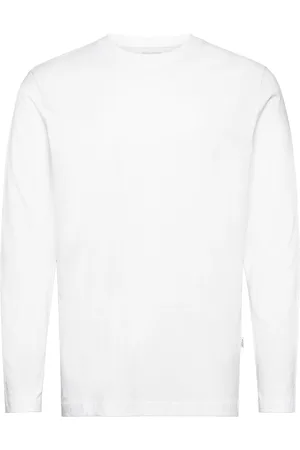 SELECTED Slhaspen Ls O-Neck Tee Noos Tops T-shirts Long-sleeved White