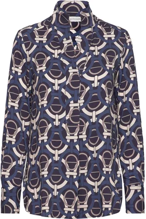 Dea Kudibal Nate Ev Tops Blouses Long-sleeved Blue